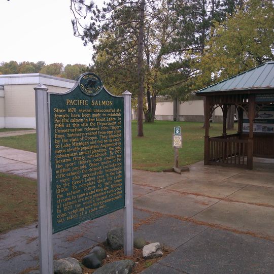 Pacific Salmon Historical Marker