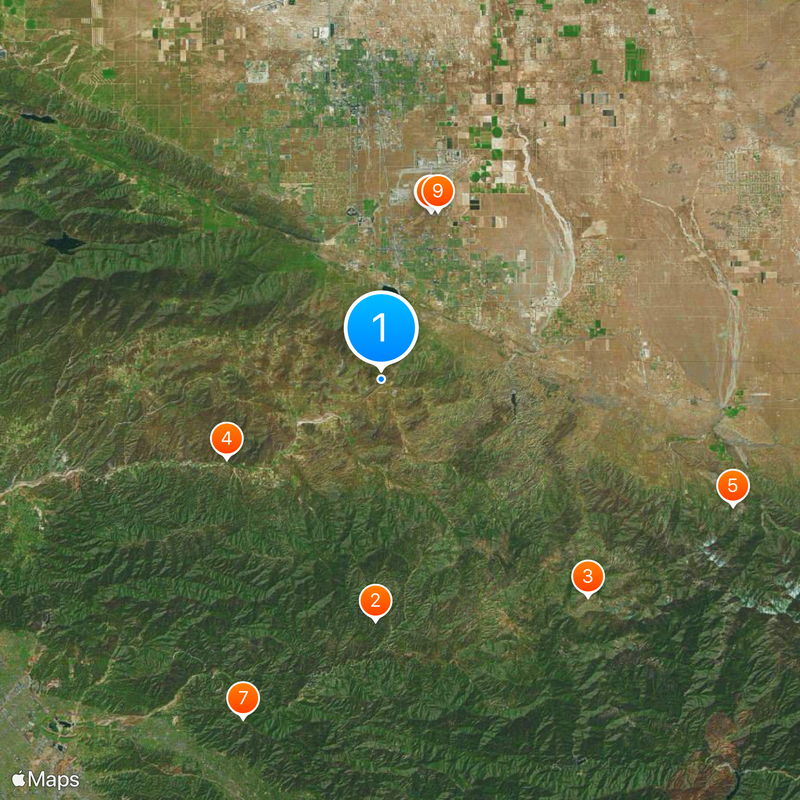 California State Route 14 Map