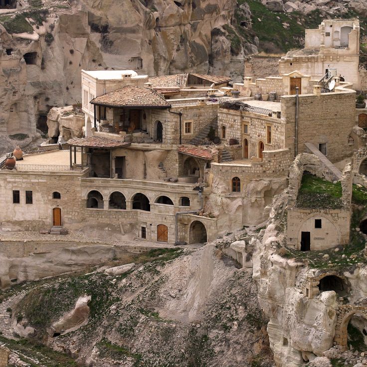Casas-caverna da Capadócia