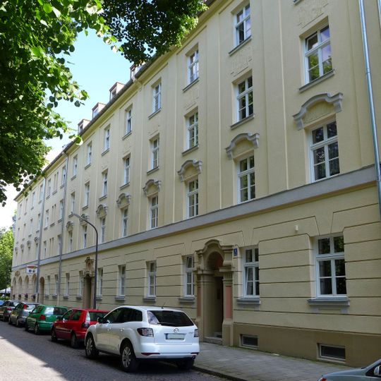 Teil eines neubarocken Mietshausblocks