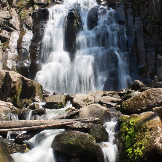 Waterfall on Left Gorbaty Spring