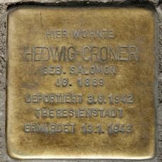 Stolperstein voor Hedwig Croner