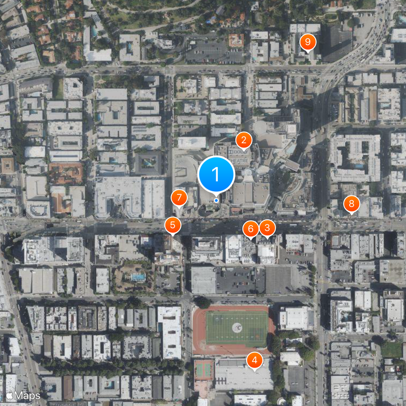 TCL Chinese Theater Mapa