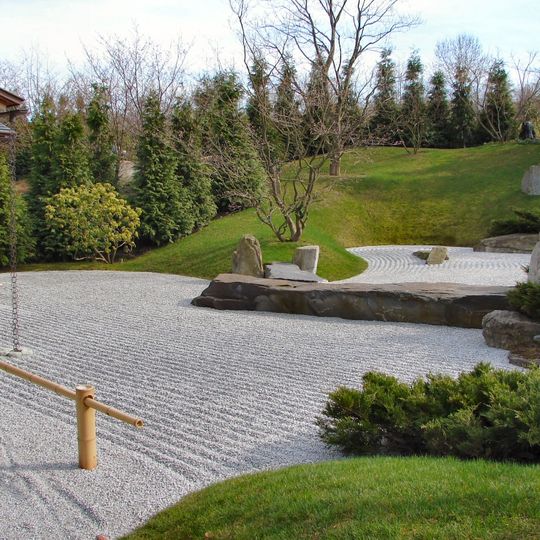 Garten des zusammenfließenden Wassers