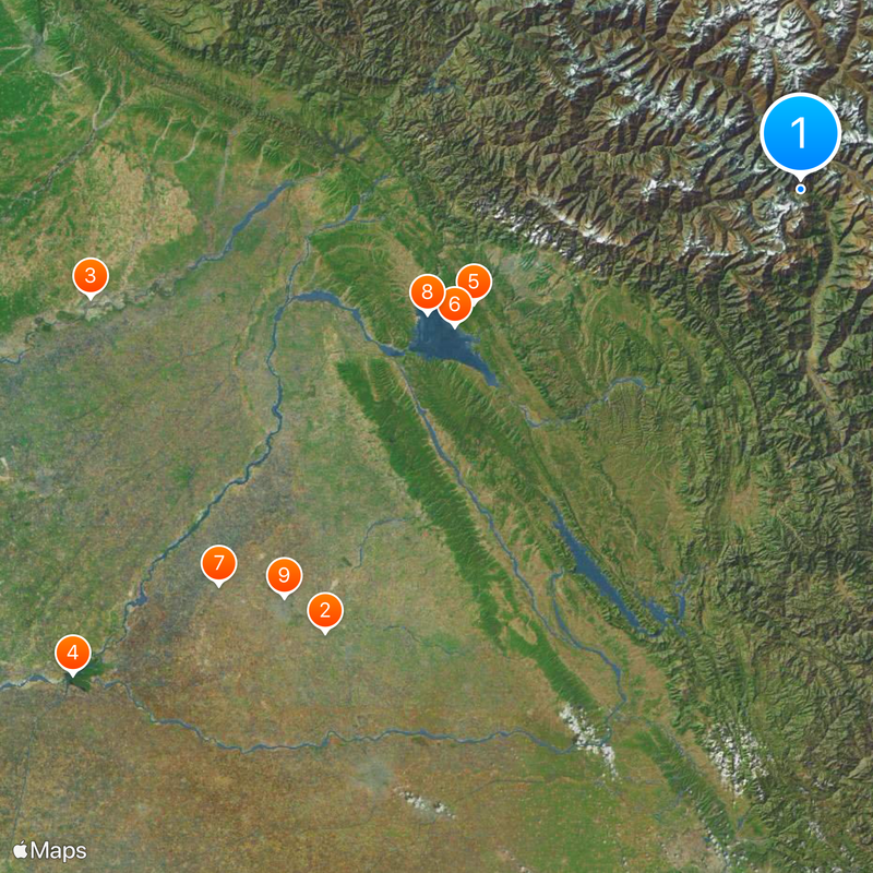 Beas River Map