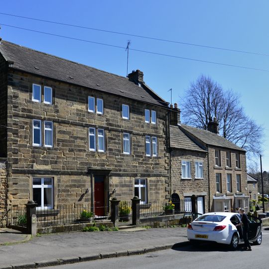 West Bank, attached wall and gate piers, and attached outbuilding to south