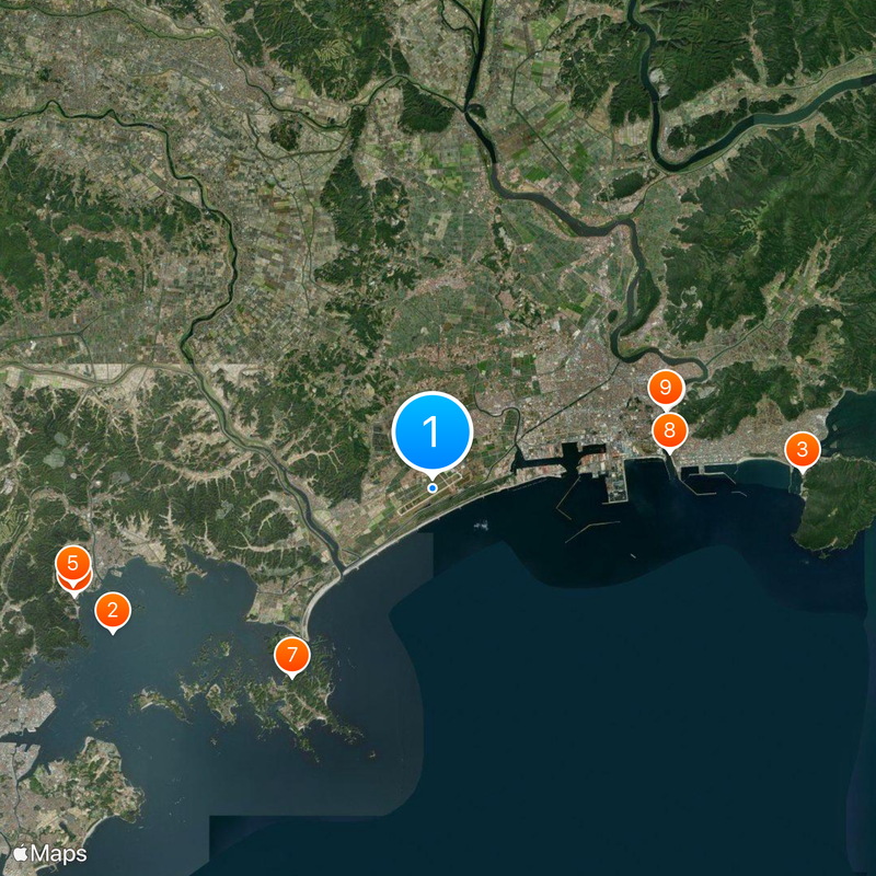 Matsushima Air Field Map