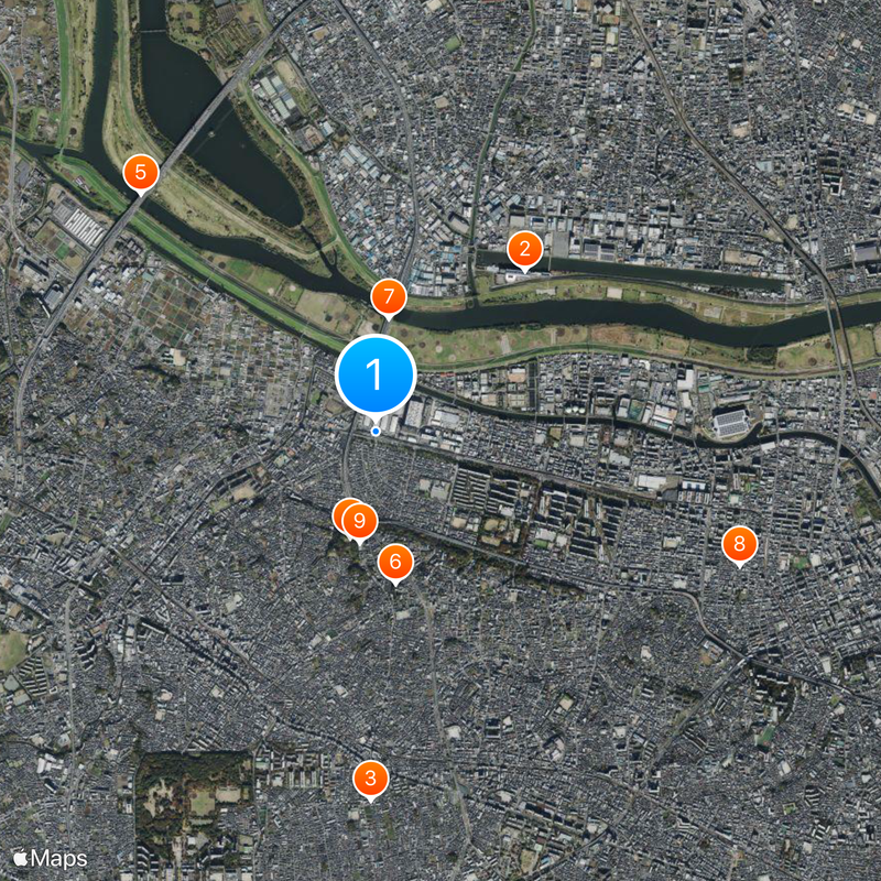 Nishi-Takashimadaira Station Map