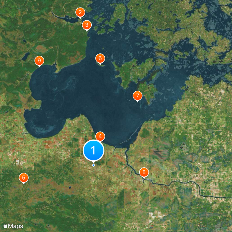 Lake of the Woods County Map