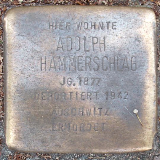 Stolperstein für Adolph Hammerschlag