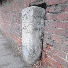 Milestone In Garden Wall To Number 34