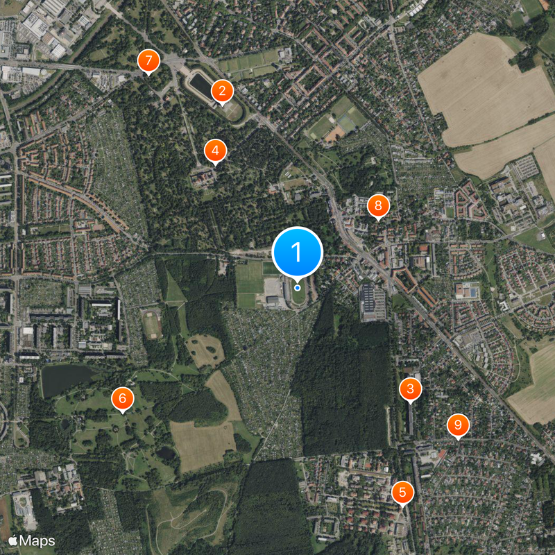 Bruno-Plache-Stadion Map