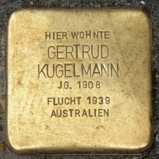 Stolperstein dedicated to Gertrud Kugelmann