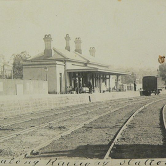 Binalong railway station and telegraph office
