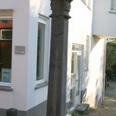 Grenspaal bij Peulenstraat 238, Giessendam