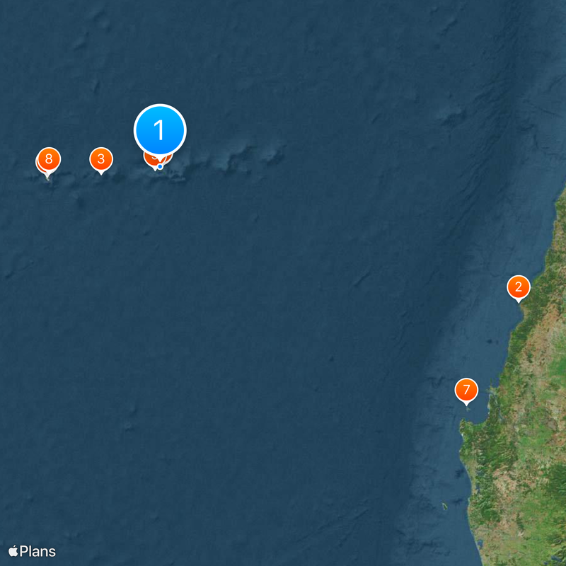Juan Fernández Islands Map