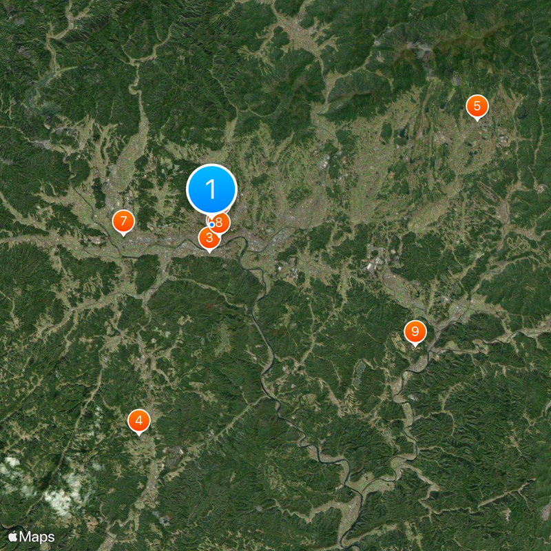 津山中學校 Map