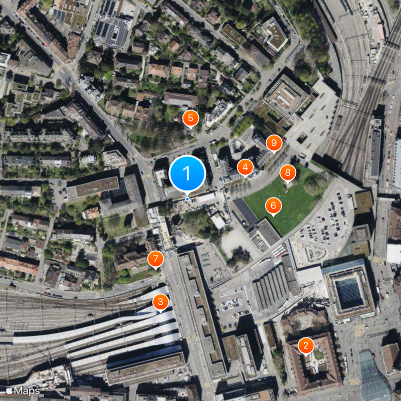 University of Bern Map