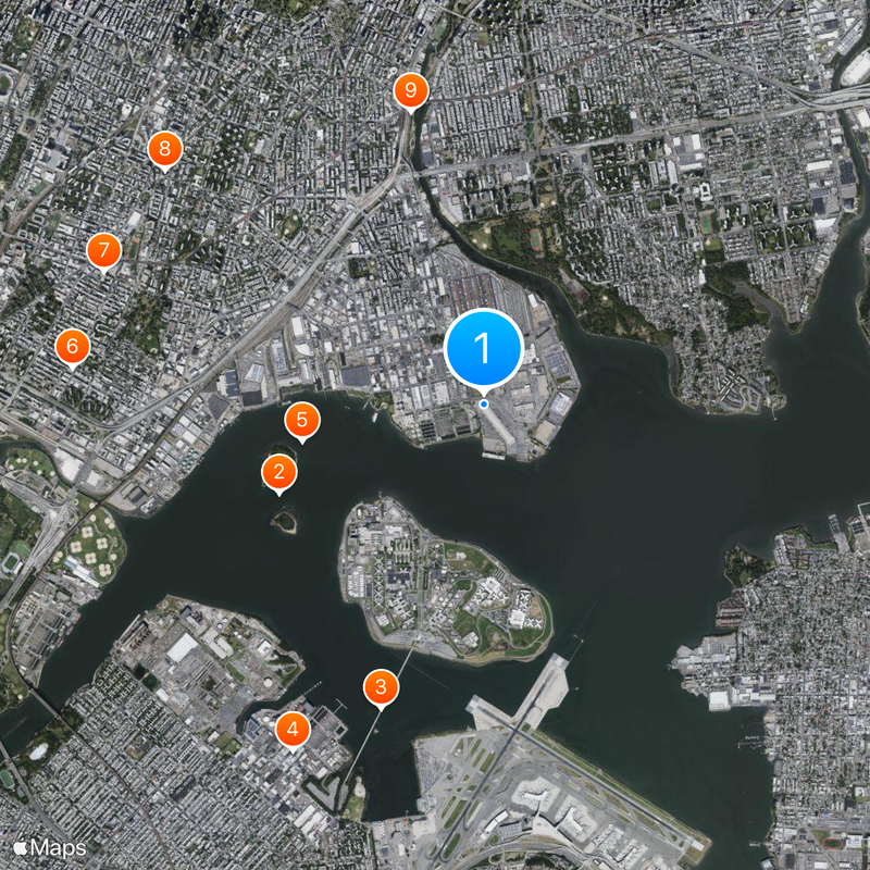 Fulton Fish Market Map