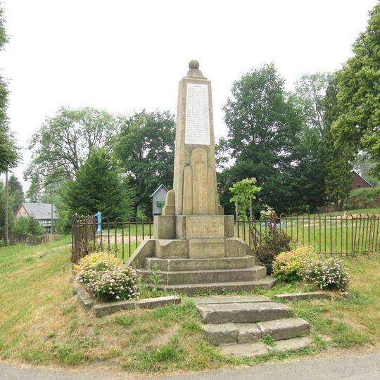 Pomník padlým v 1.světové válce ve Vysoké Lípě