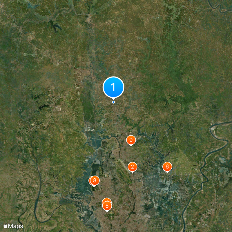 National University, Bangladesh Map