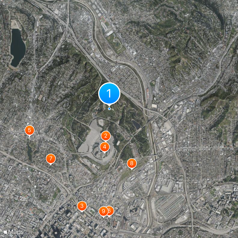 Elysian Park Map