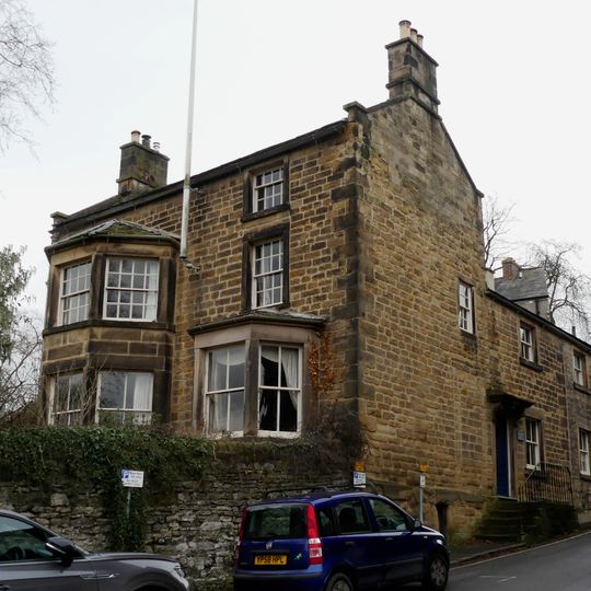 Church House including attached house to rear and railings