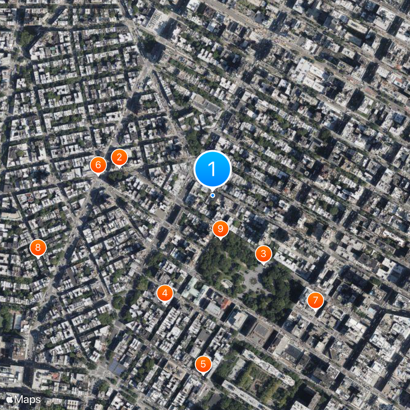 Electric Lady Studios Mapa