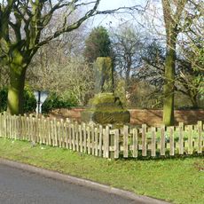 Standing cross base near the junction of Church Lane and Woodhouse Lane, 600m NNW of New Hall Farm