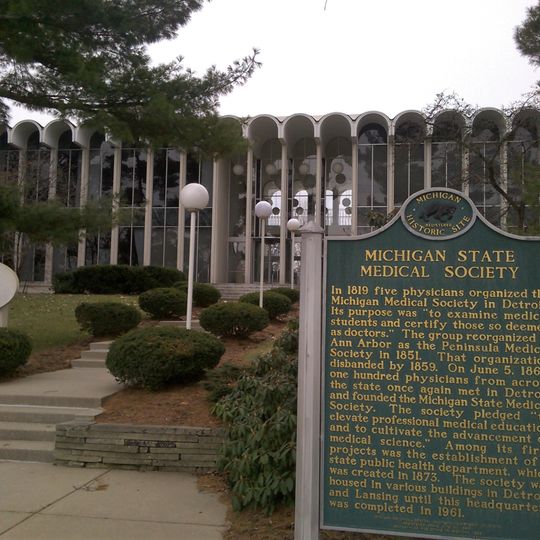 Michigan State Medical Society Headquarters Historical Marker