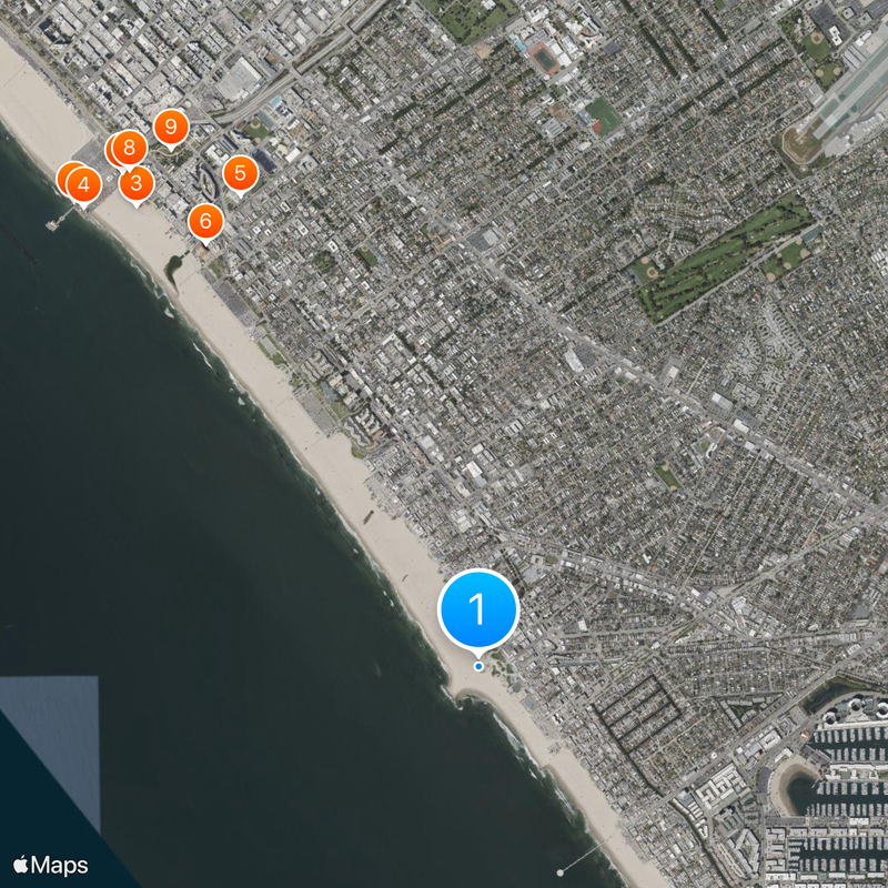 Venice Beach Map