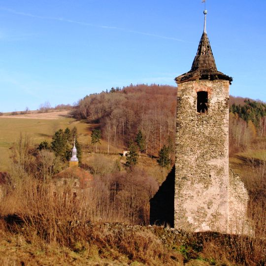 Wieża kościelna w Pastewniku