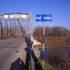 Road bridge over the Malý Dunaj in Kolárovo