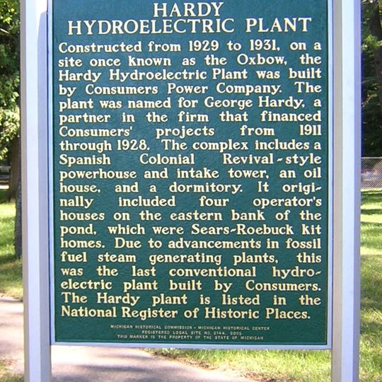 Hardy Hydroelectric Plant‎ historical marker