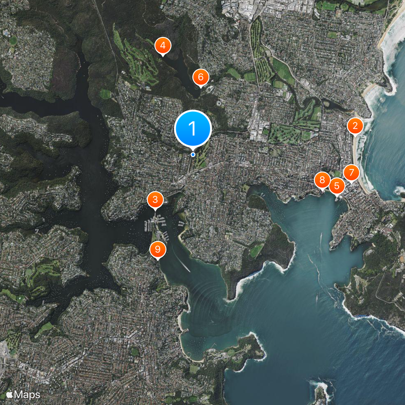 Warringah Map