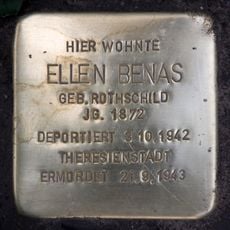 Stolperstein en memoria de Ellen Benas