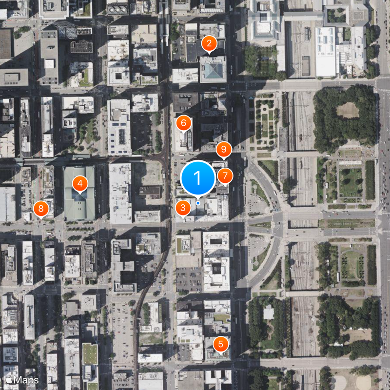 Auditorium Building Mappa