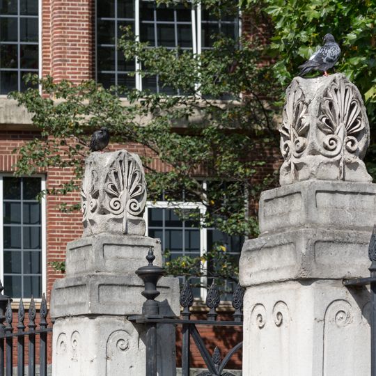 Forecourt Walls To Church Of St John With All Saints