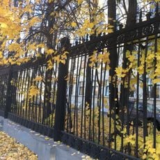 Ограда по Ленинскому проспекту, ул. Ляпунова и ул. Губкина (Гагаринский)