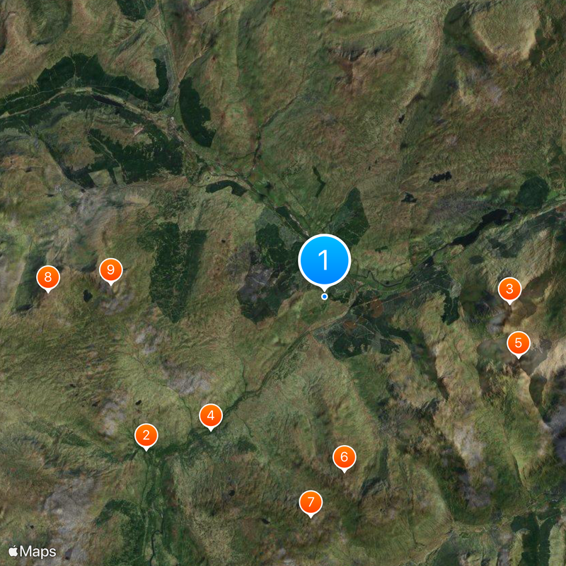 West Highland Way Carte