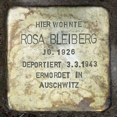 Stolperstein dedicated to Rosa Bleiberg