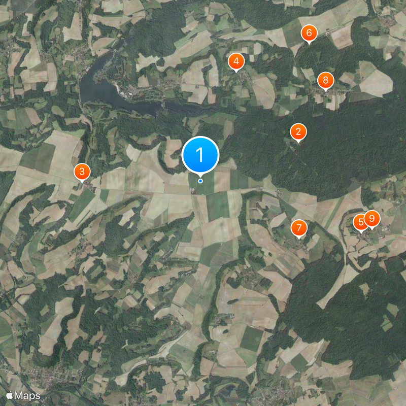 Chemin des Dames Map