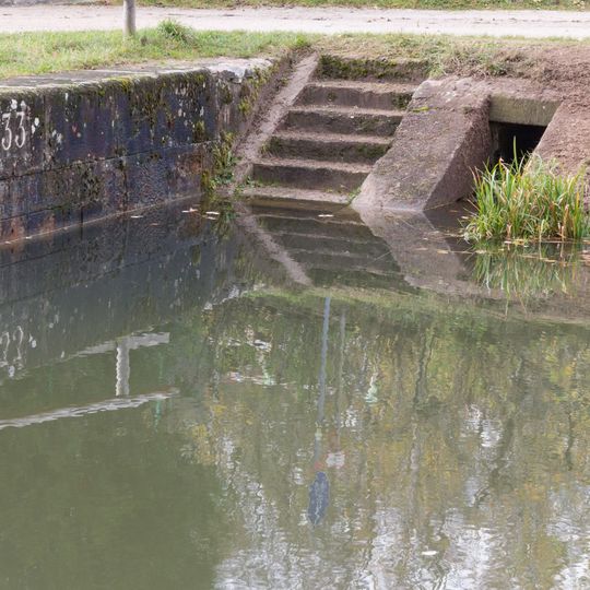 Einlaufbauwerk an der Schleuse 33