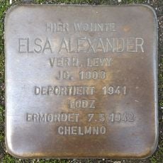 Stolperstein für Elsa Alexander