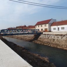 Most přes Olšavu v Kunovicích proti čp. 204