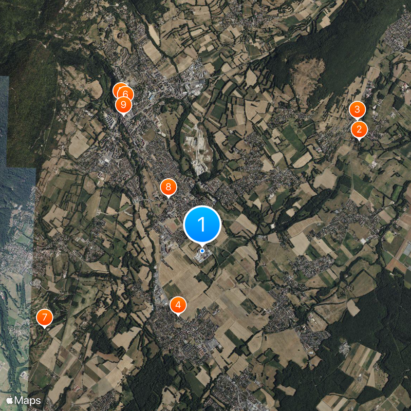 CMS experiment Map
