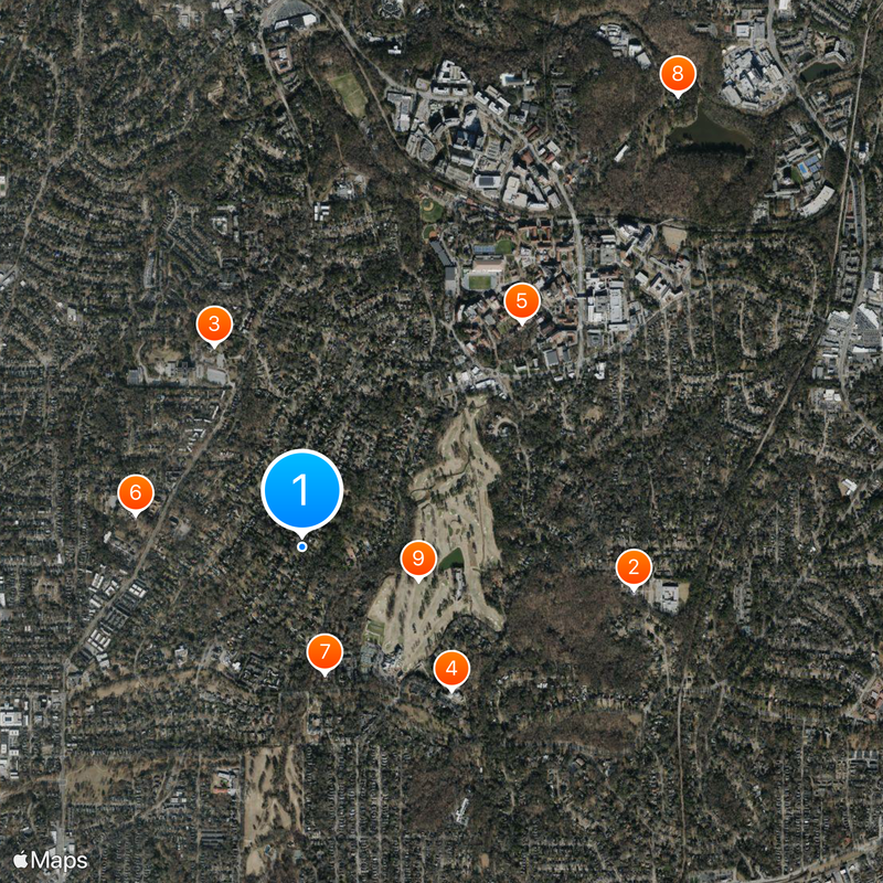 Druid Hills Map