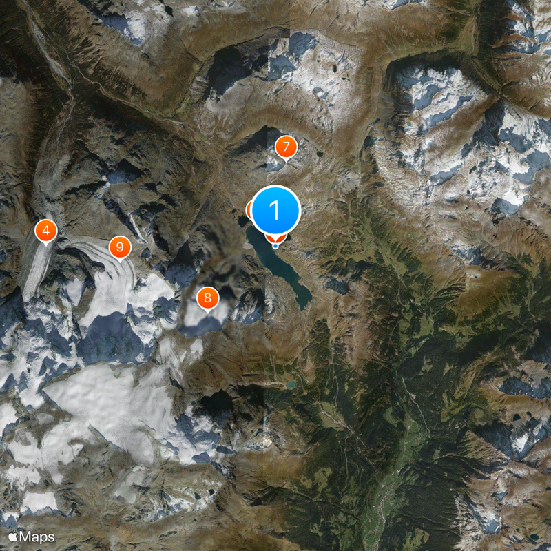 Bernina Express Map