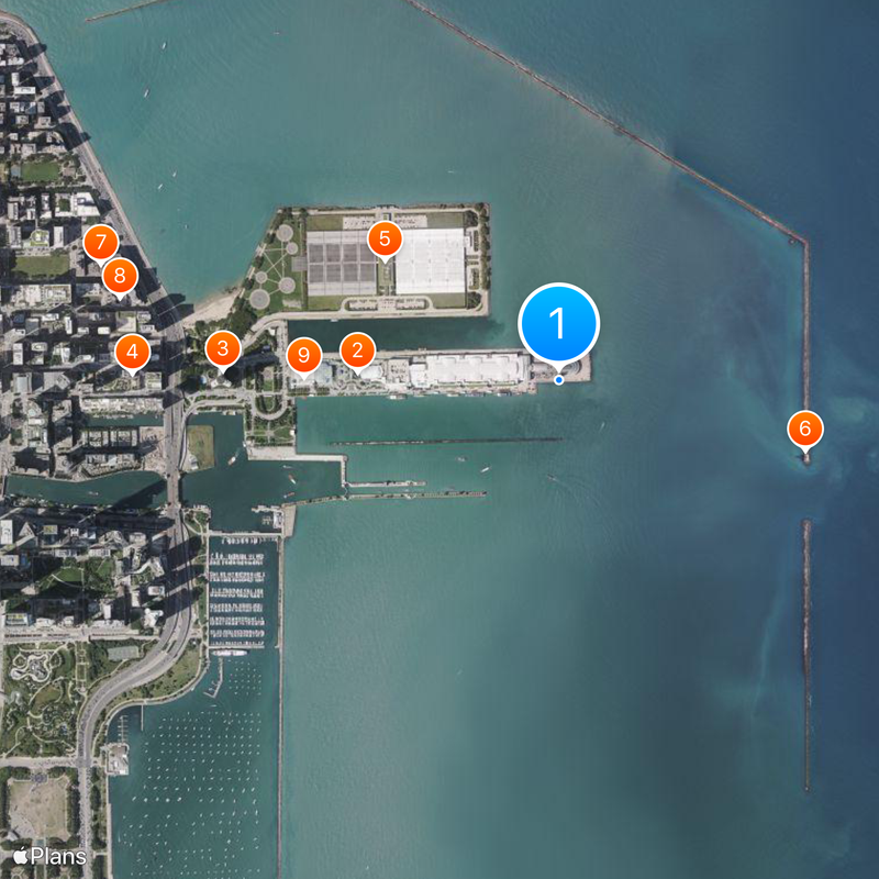 Navy Pier Map