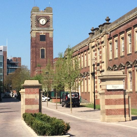 Terrys Of York Clock Tower, Water Tower And Boiler House With Transformer House Attached